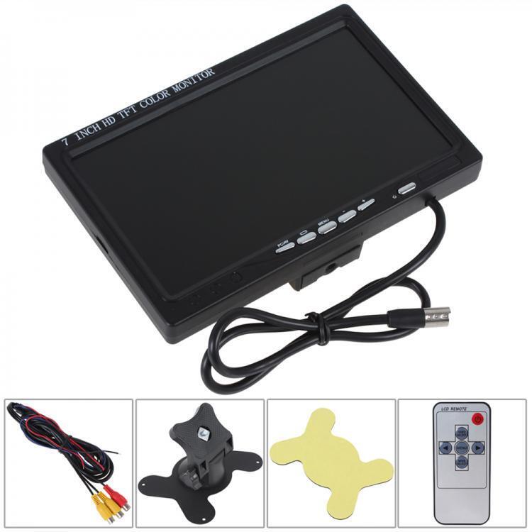 MONITOR AUTO DIGITALE HD SCHERMO DIGITALE 7 TFT LCD A COLORI AV VGA 2 CANALI HDMI