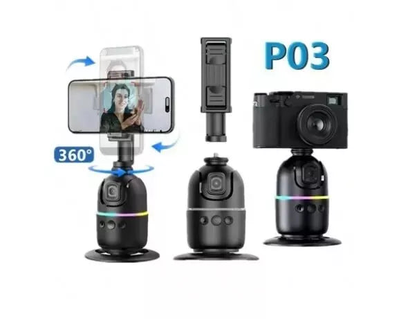 Asta per tik tok smartphone gimbal con sensore di movimento ruota 360°