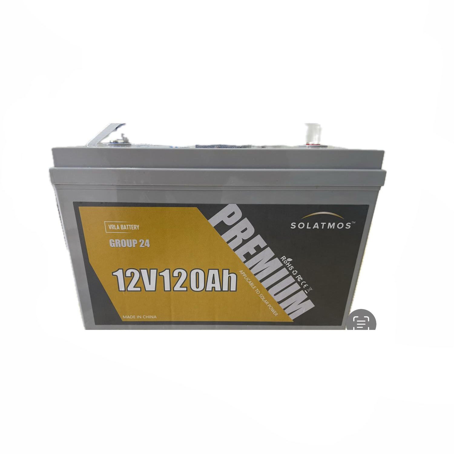 BATTERIA GEL 12V 120 AH VRLA PER FOTOVOLTAICO PANNELLO SOLARE CAMPER ACCUMULO UP