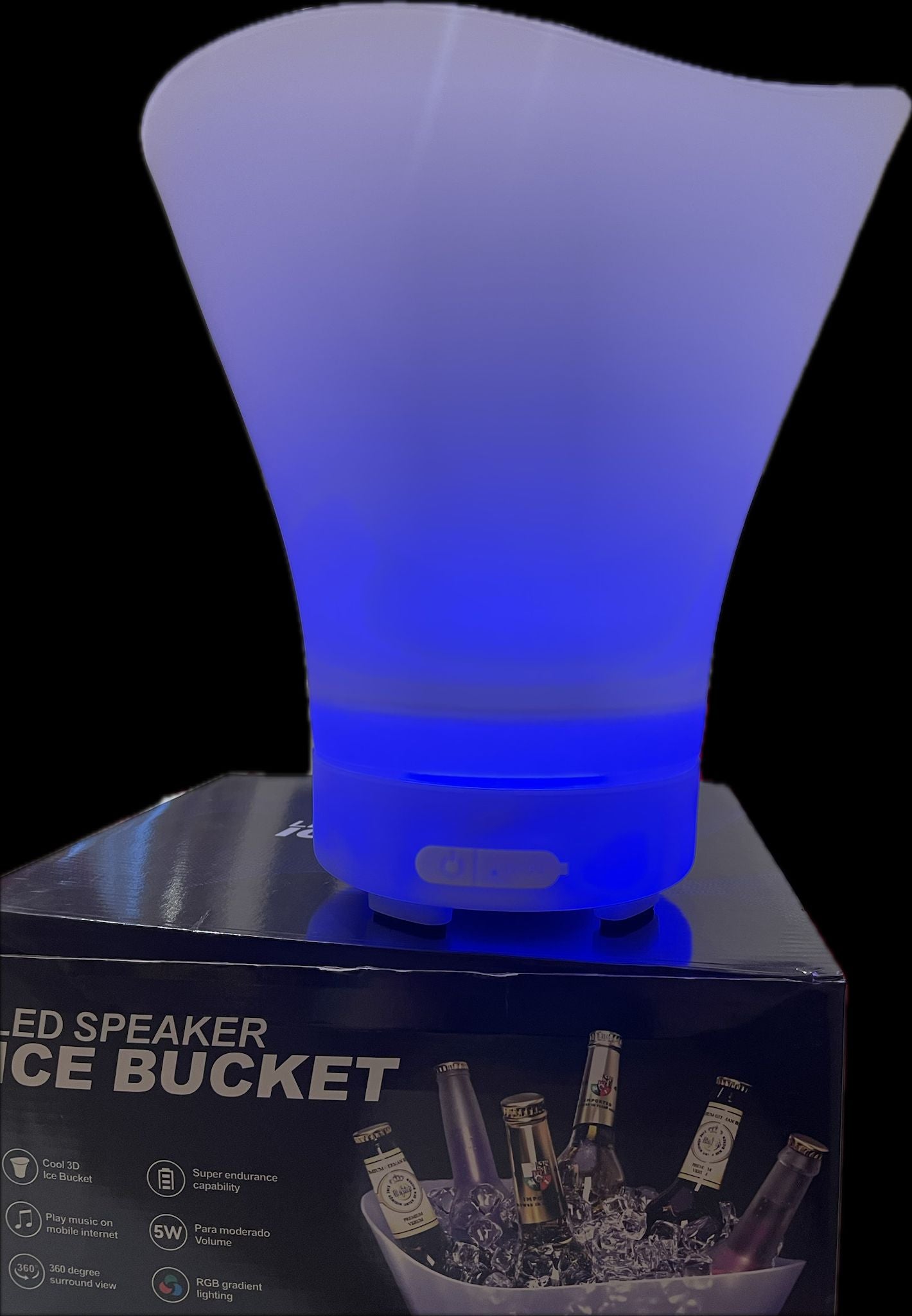 SECCHIELLO PER GHIACCIO, ICE FESTE RGB SPUMANTE BIBITE TAVOLO VINO