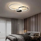 Plafoniera da soffitto a led cerchi luminosi luce regolabile dimmerabile 41W IP2