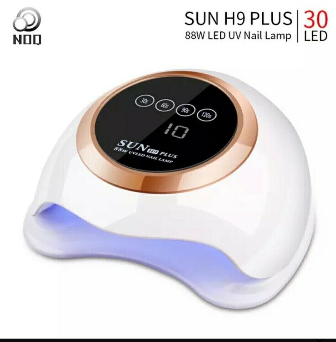 LAMPADA LED UV SUN H9 PLUS FORNETTO 88W UNGHIE NAIL RICOSTRUZIONE COLATA 2 IN 1