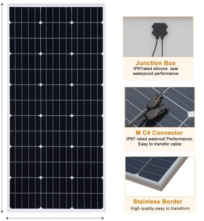 KIT Fotovoltaico 3kw pannello 320w Batteria 150 AH Inverter 3000W Regolatore 60A